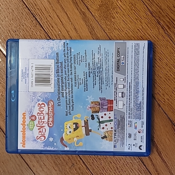 SpongeBob Christmas movie DVD & Blu-ray, EUC - Picture 4 of 4